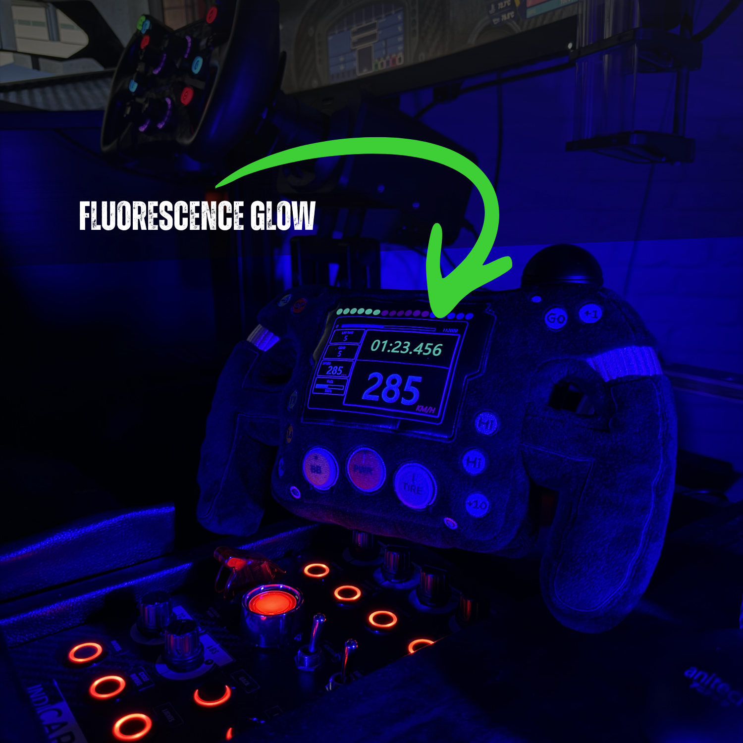 GT3 Racing Steering Wheel Pillow